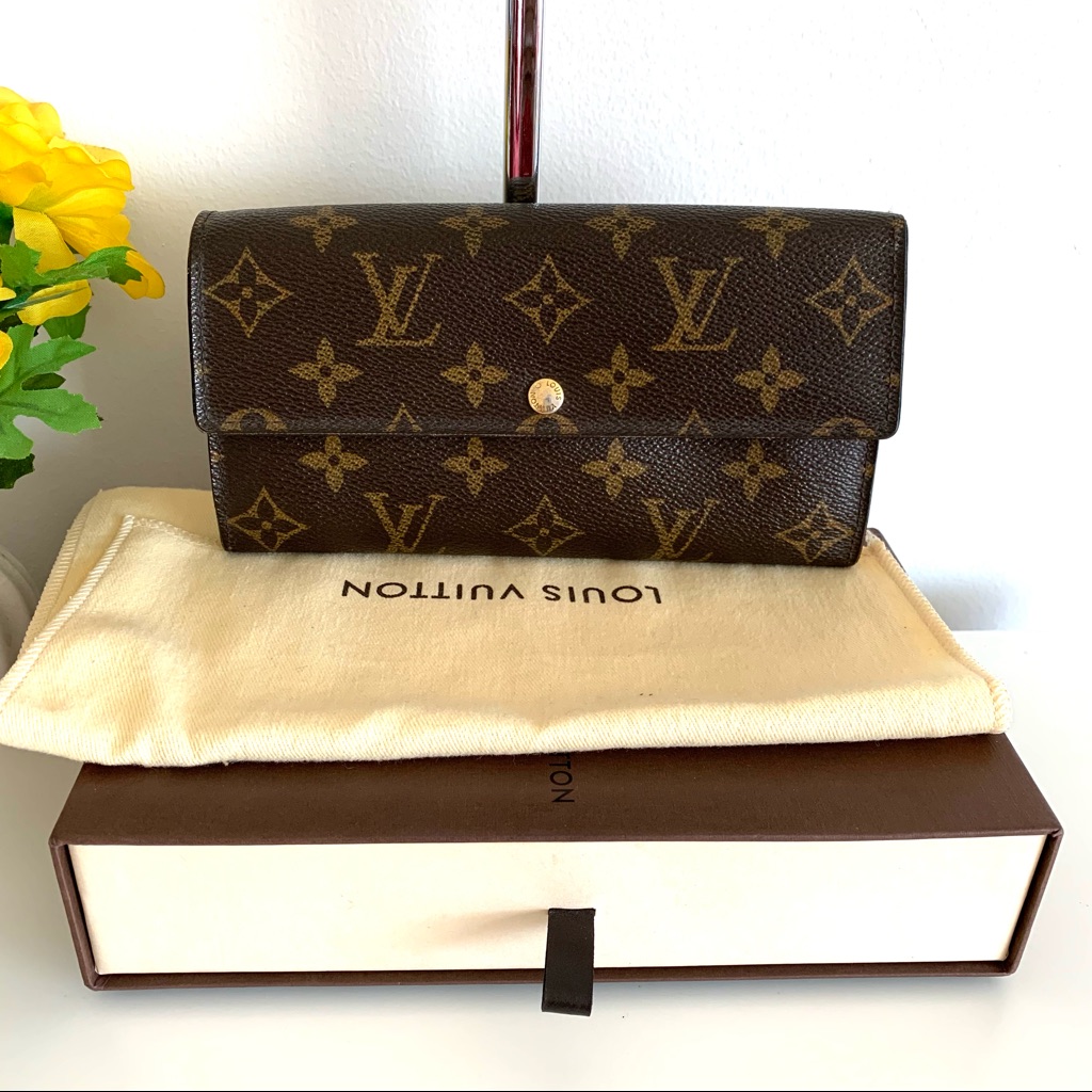 Authentic Louis Vuitton Wallet Date Stamp Ct1182